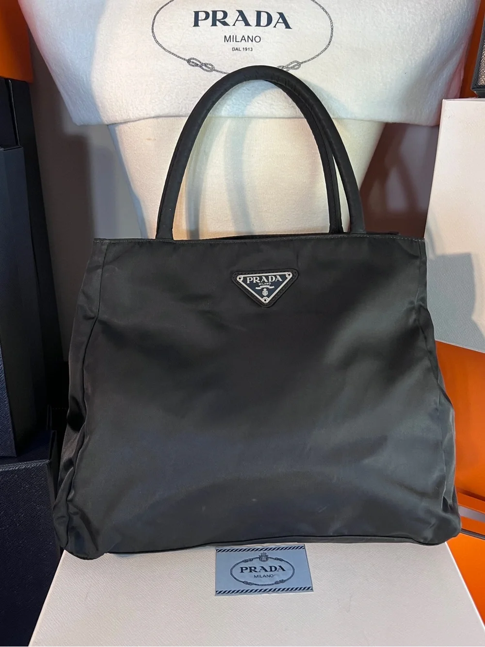 Prada! Absolutely like NEW CONDITION! . Silver hardware! Open to offers always! - Picture 6 of 11
